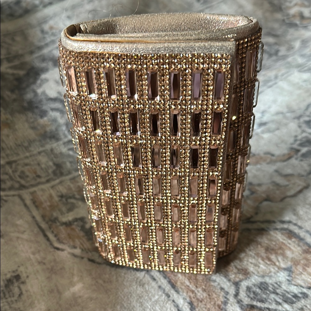 Gold Beaded Clutch